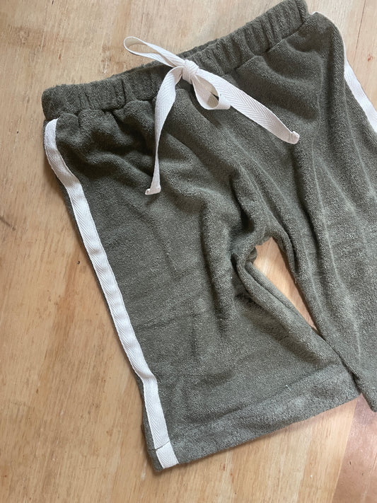 Terry Track Pant - Olive